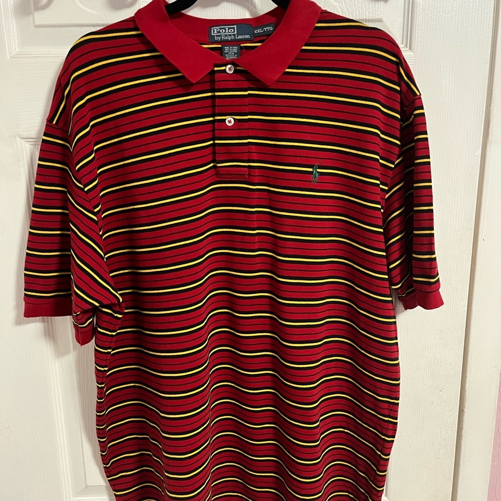 Polo Ralph Lauren XXL Striped Short Sleeve Polo Shirt